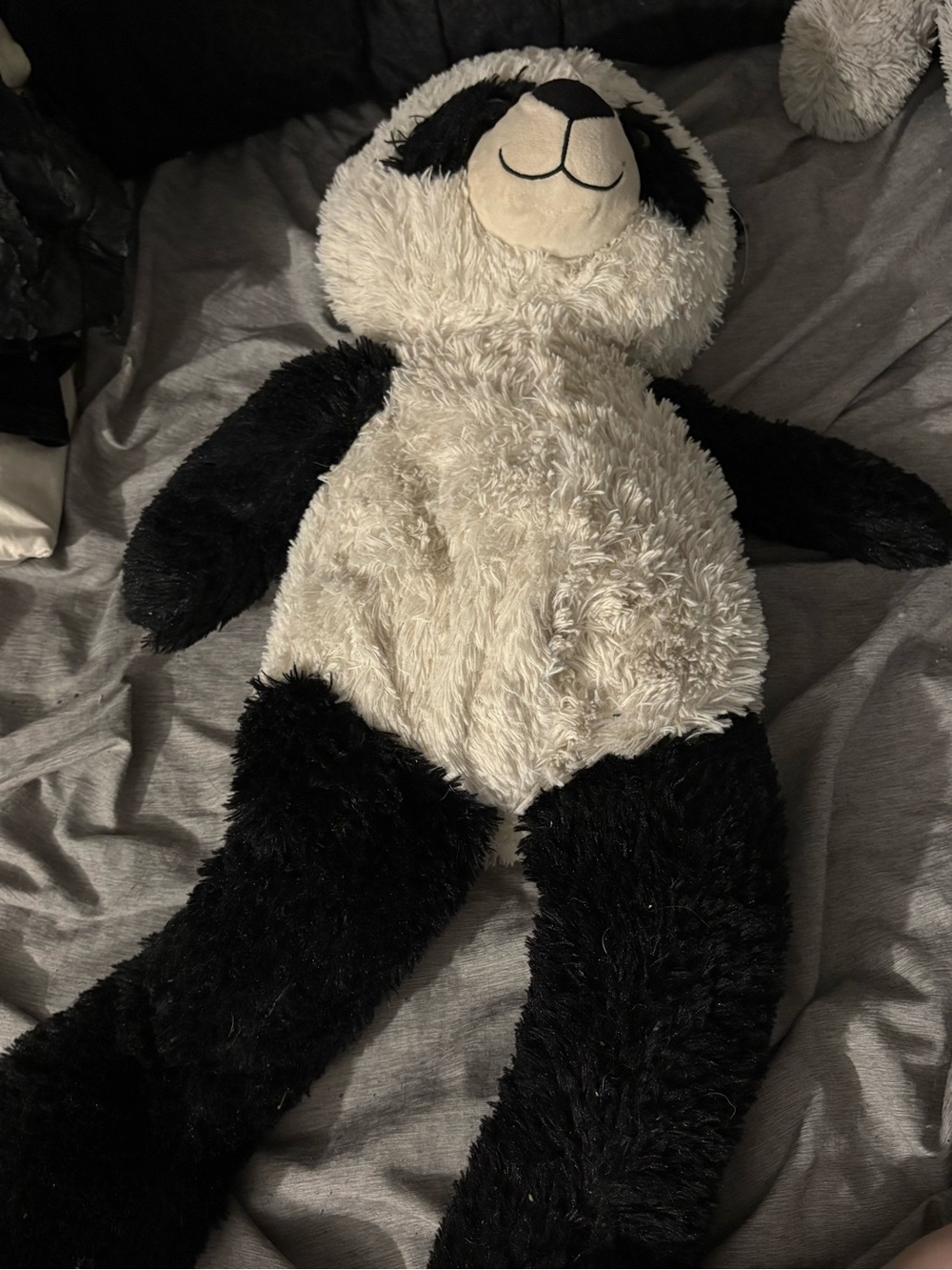 Oversized Plush Panda Stuffed Animal - Black & White